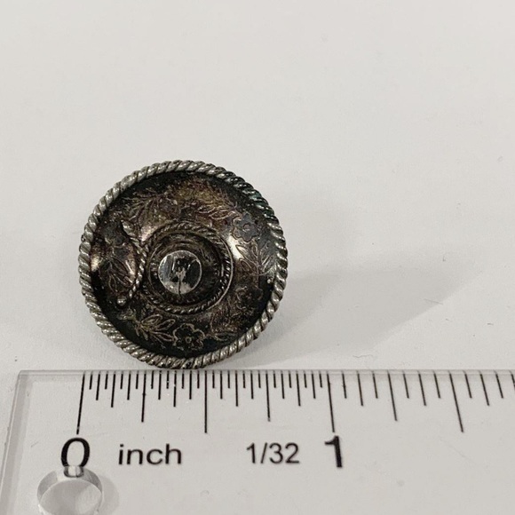 Intricate 925 Sterling Silver Taxco Sombrero Brooch - Picture 4 of 7